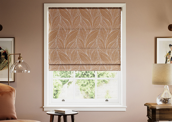 Tahiti, Mandarin - Twist&Fit Roman Blind - Image 3